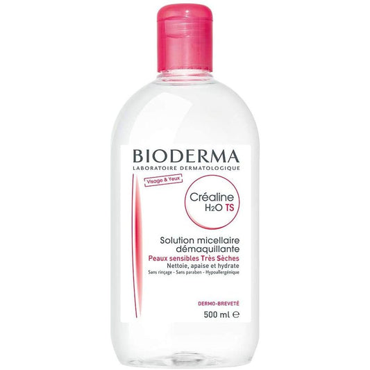 Bioderma Crealine H2O TS Cleanser 500ml Cleanser Pasteur Pharmacy