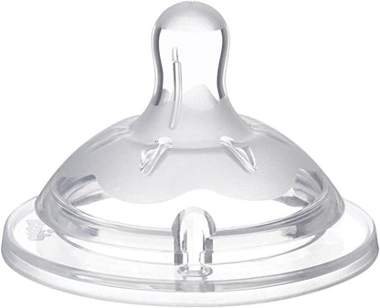 Tetina para biberón Chicco Natural Feeling para +4 meses - Experiencia de alimentación flexible, cómoda y natural