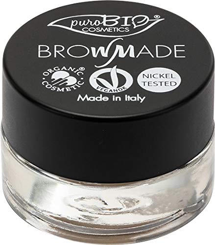 Cire à sourcils Purobio BrowMade – Cosmétique enrichi en minéraux, sans parabènes, pour des sourcils définis