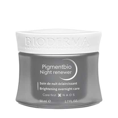 Bioderma Pigmentbio Night Renewer - Crema de noche antiedad para pieles sensibles con beneficios iluminadores y reafirmantes