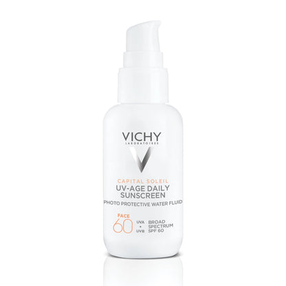 Protector solar Vichy Capital Soleil UV-Clear SPF50+ para piel grasa y con tendencia acneica - Fórmula matificante, resistente al agua