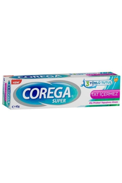 Crema adhesiva para prótesis dentales Corega - Sin sabor | 40g