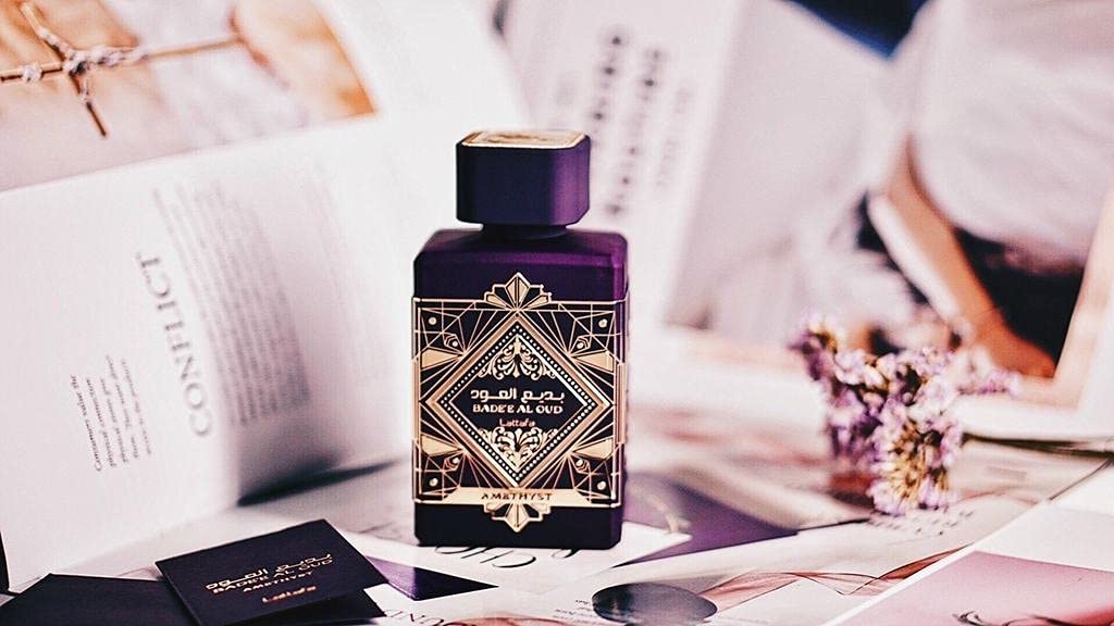 Lattafa Badee Al Oud Amethyst Eau de Parfum Unisex Perfume Spray, 100 ml