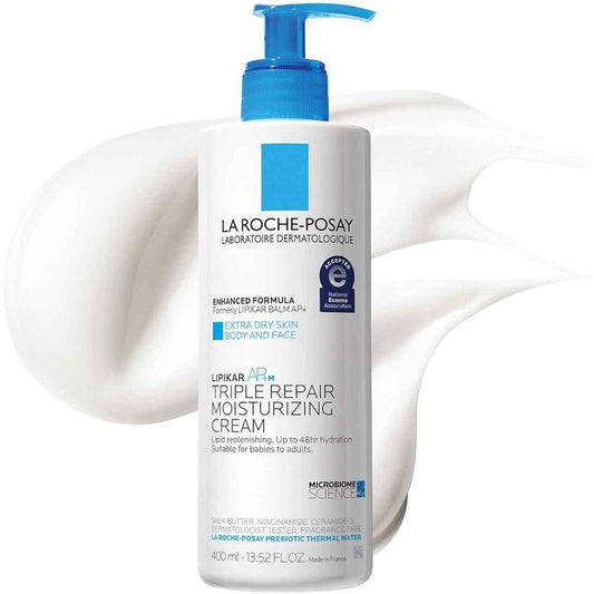 La Roche-Posay Lipikar AP+M Triple Repair Moisturizing Cream, 13.52 oz Skin Care Pasteur Pharmacy