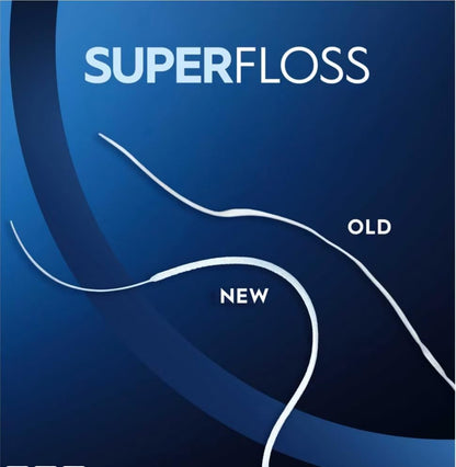 Seda dental Oral-B Superfloss: ideal para aparatos de ortodoncia e implantes