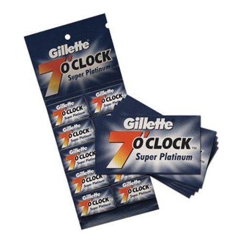 Gillette 7 O`Clock Super Platinum Razor Blades - 20x5 Pack Razor Blades Pasteur Pharmacy