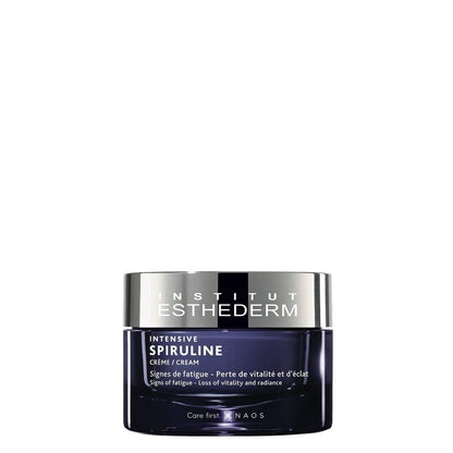 Crema facial antiedad Esthederm con espirulina: cuidado nutritivo para una piel joven y radiante
