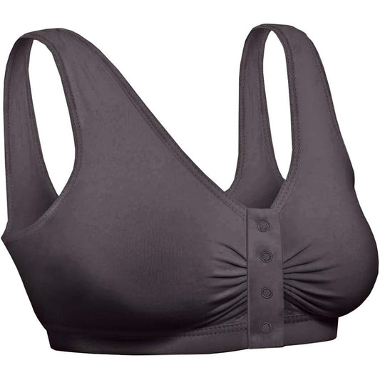 Adaptive Front Snap Closure Bra - Black, Size Medium (M) Clothing Pasteur Pharmacy