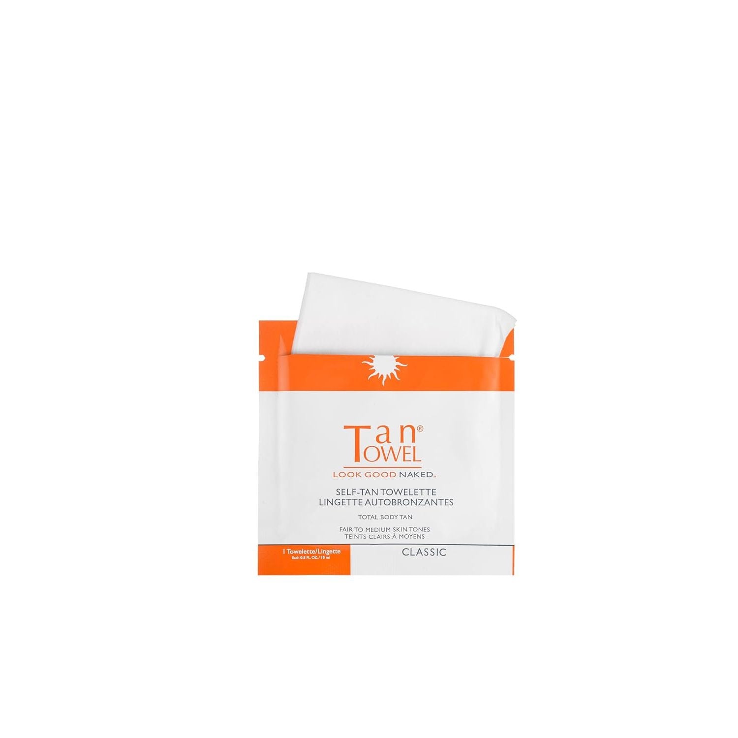 TanTowel Self-tanning Full Body 5 Pack 0.5 FL OZ Each Self Tanner Pasteur Pharmacy