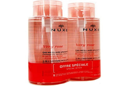 Nuxe Very Rose 3 en 1 Agua Micelar Calmante 2x400ml