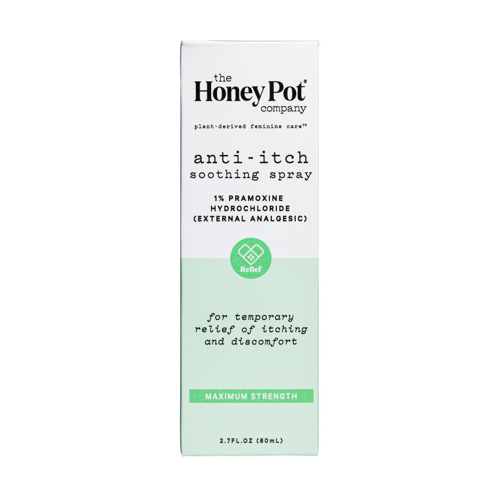 The Honey Pot Anti-Itch Spray With 1% Pramoxine - 2.7 Fl Oz Personal Care Pasteur Pharmacy