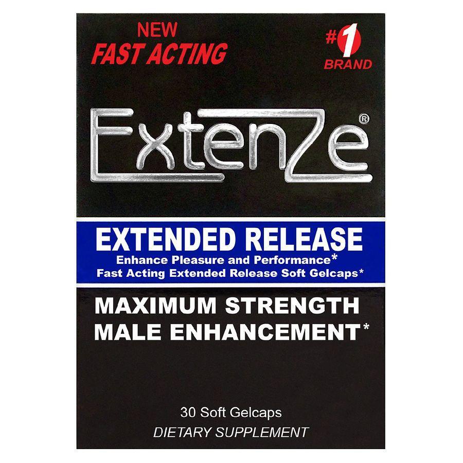 Extenze Maximum Strength Extended Release Male Enhancement Liquid Gelcaps