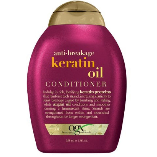 OGX Anti-Breakage Keratin Oil Conditioner For Dry, Damaged Hair - Anti-Frizz - 13 Fl Oz Conditioners Pasteur Pharmacy