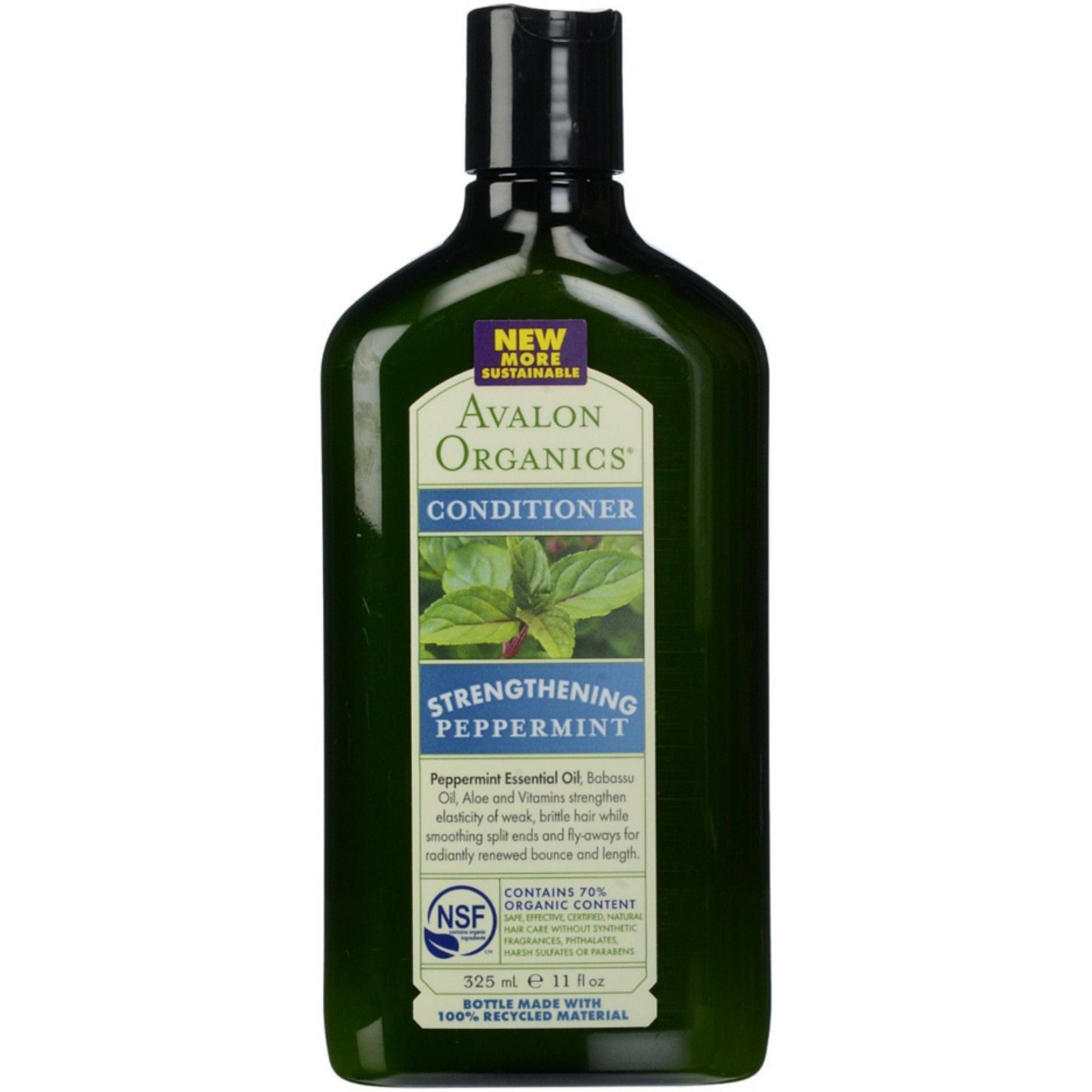 Avalon Organics Strengthening Peppermint Conditioner 325 mL Conditioners Pasteur Pharmacy