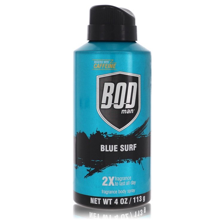 Bod Man Blue Surf by Parfums De Coeur Body spray 4 oz (Men) Parfums De Coeur Parfums De Coeur