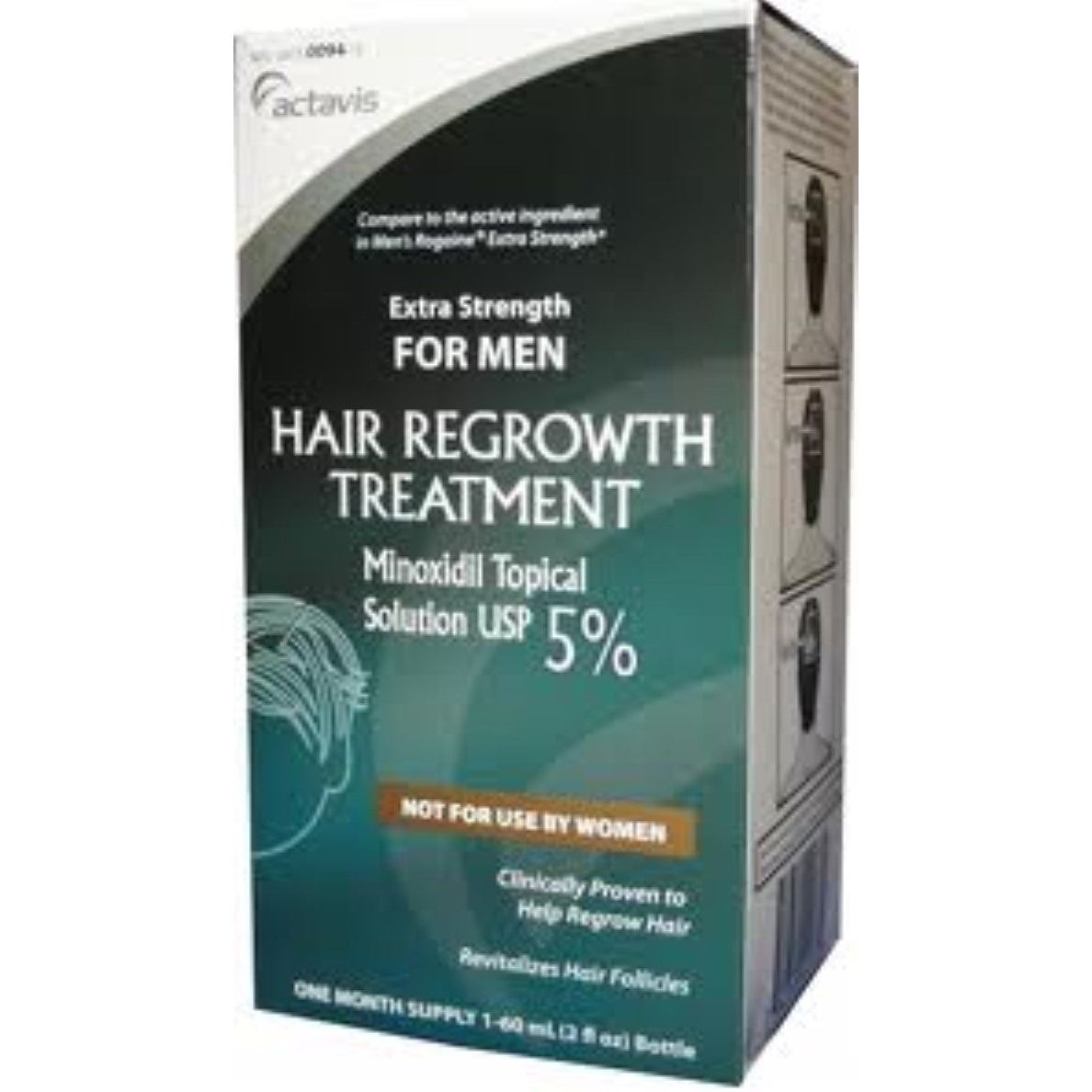 Minoxidil 5% De La Fuerza Adicional De Rebrote De Cabello Tratamiento De La Solución 60 Ml [1 Mes] Hair Loss Treatments Pasteur Pharmacy