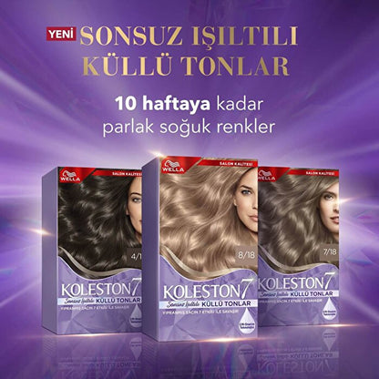 Crema Colorante Permanente para el Cabello Koleston - Tonos Intensos | 1 Caja