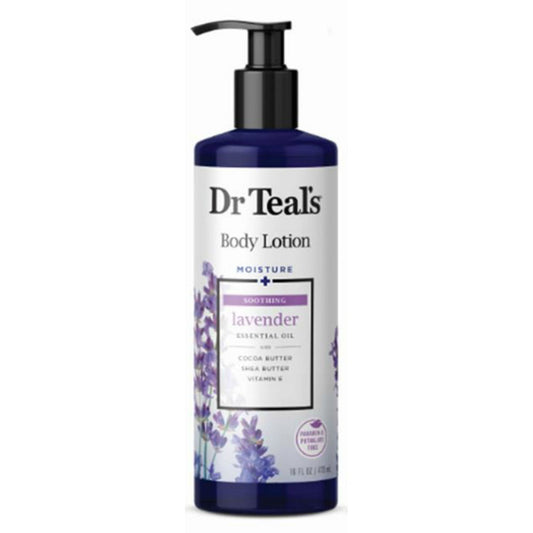 Dr Teal's Body Lotion Moisture Plus Soothing Lavender, 16 Oz Lotion & Moisturizer Pasteur Pharmacy