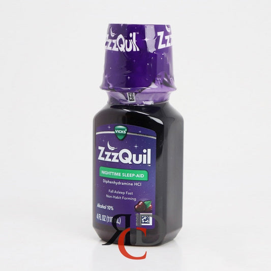 Zzzquil Night Time Sleep -Aid Liquid Warm Berry 4 Oz Medicine & Drugs Pasteur Pharmacy