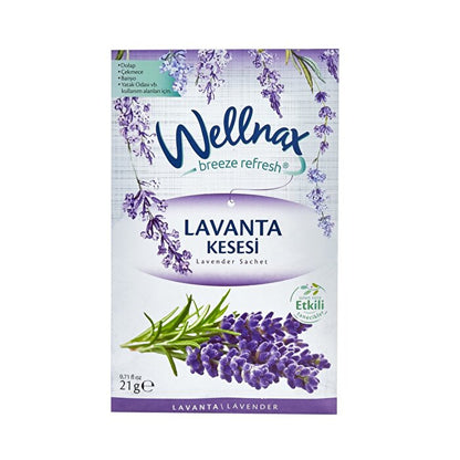 Sobre aromático para cajones Wellnax de lavanda - Aroma duradero | 21g