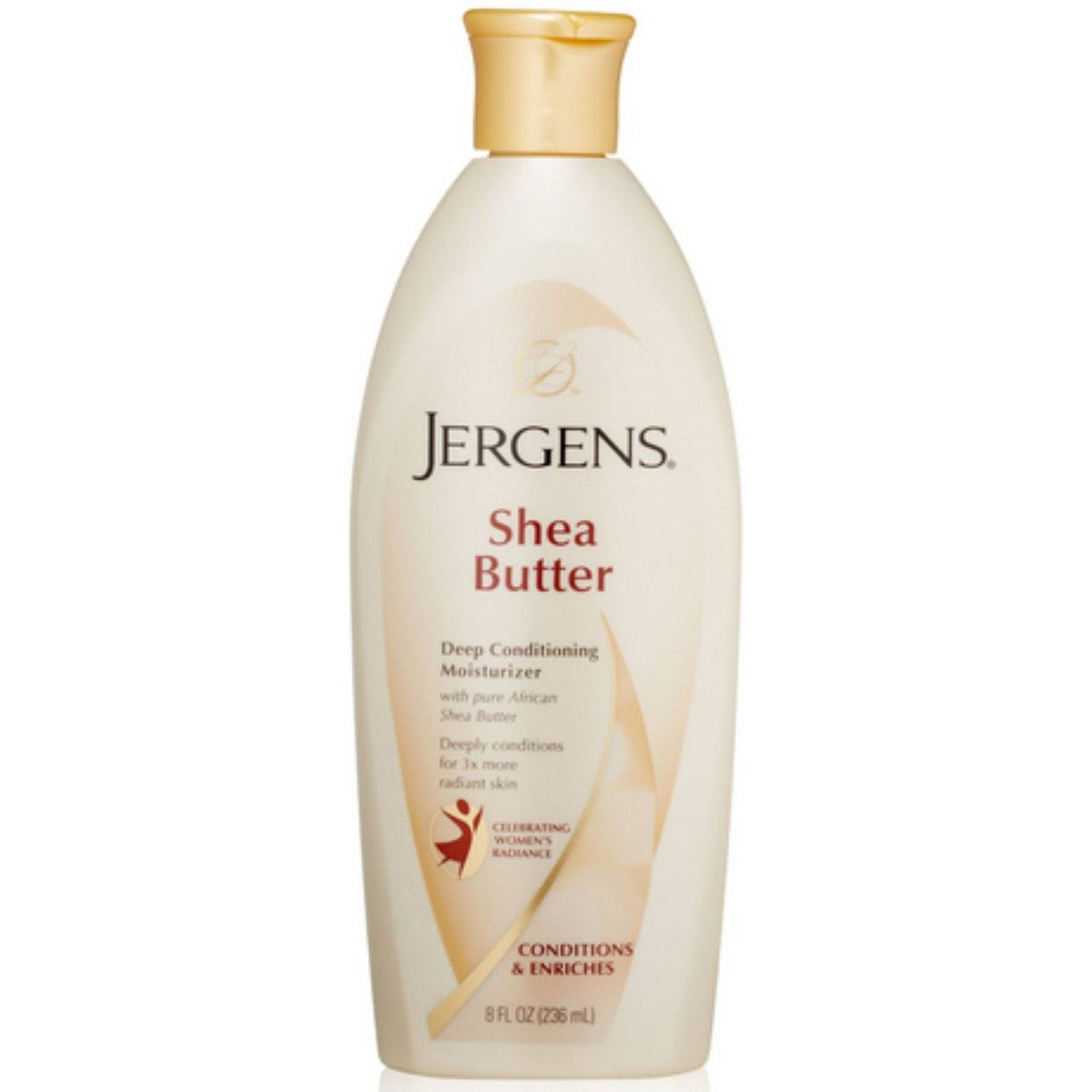 Loción corporal Jergens con manteca de karité, 8 oz