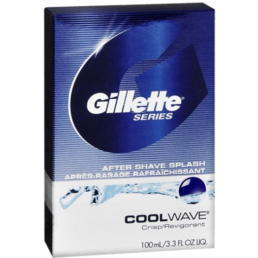 Gillette Series After Shave Splash, Cool Wave - 3.3 Fl Oz After Shave Splash Pasteur Pharmacy