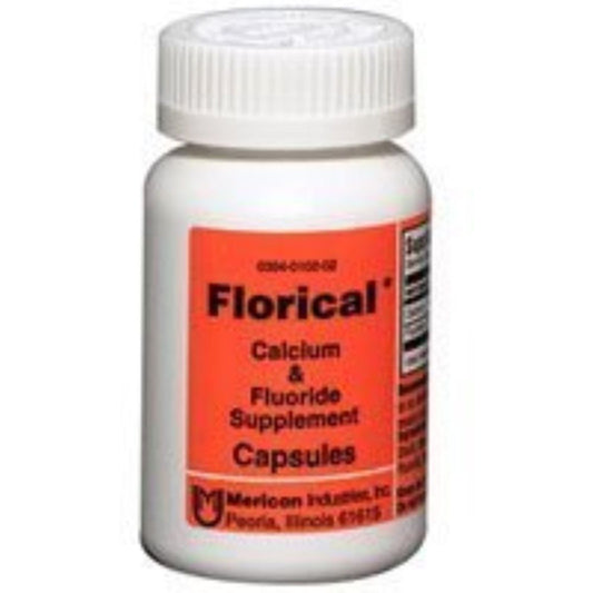 Florical Calcio Y Flúor 500 Cápsulas Vitamins & Supplements Pasteur Pharmacy
