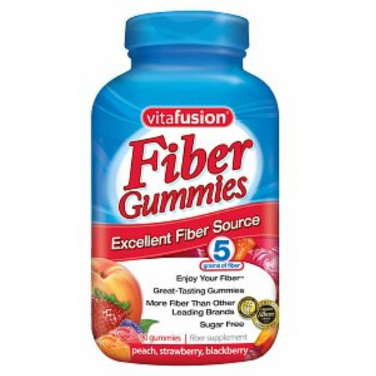 Vitafusion Fiber Well Sugar Free Gummies Peach, Strawberry & Berry Flavors Vitamins & Supplements Pasteur Pharmacy