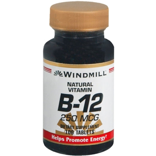 Windmill Vitamin B-12 250 Mcg - Tablets Vitamins & Supplements Pasteur Pharmacy