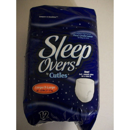 First Quality Sleep Overs Youth Pants Large/X-Large 65-125 Lbs - (case 4x12) Underwear Pasteur Pharmacy