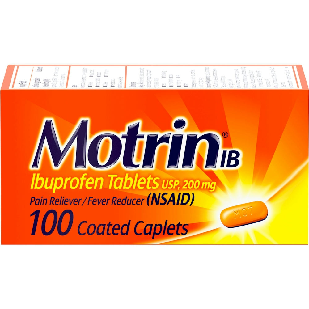 Motrin IB 200Mg Caplets 100Ct Health & Beauty Pasteur Pharmacy