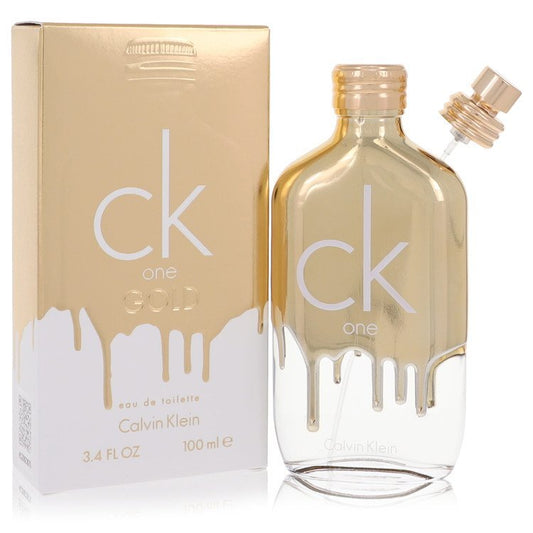 CK One Gold by Calvin Klein Eau De Toilette Spray (Unisex) 3.4 oz (Men) Calvin Klein Calvin Klein