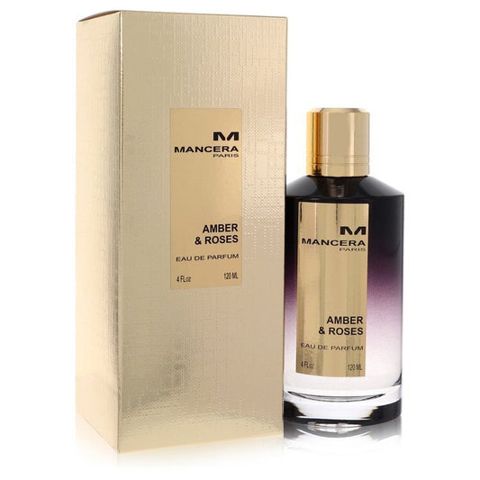 Mancera Amber & Roses by Mancera Eau De Parfum Spray (Unisex) 4 oz (Women) Mancera Mancera