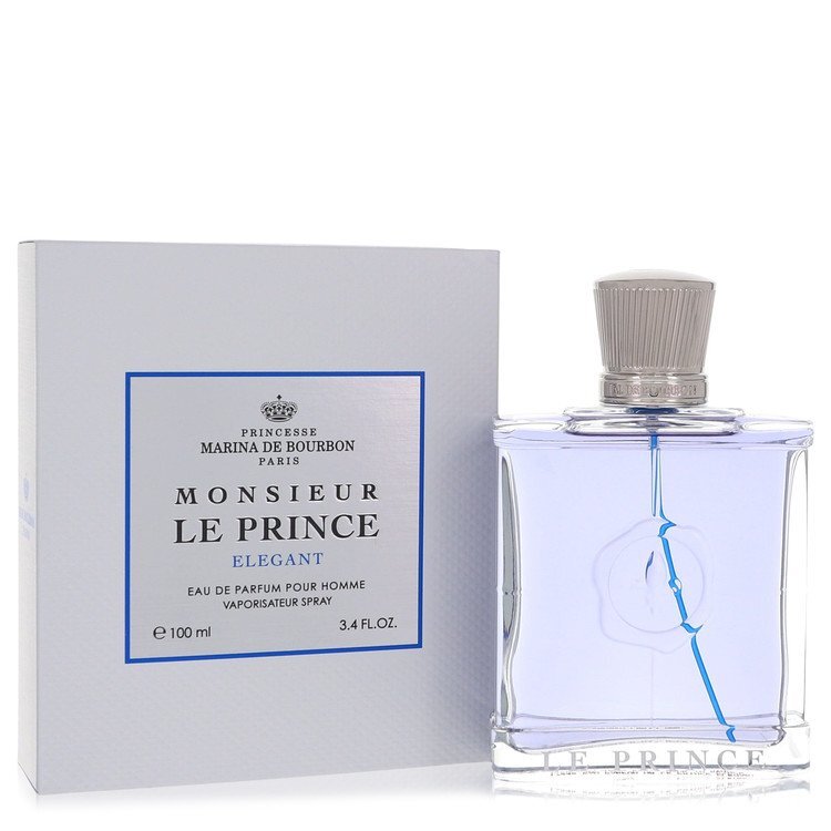 Monsieur Le Prince Elegant by Marina De Bourbon Eau De Parfum Spray 3.4 oz (Men) Marina De Bourbon Marina De Bourbon