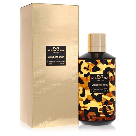 Mancera Wild Rose Aoud by Mancera Eau De Parfum Spray (Unisex) 4 oz (Women) Mancera Mancera
