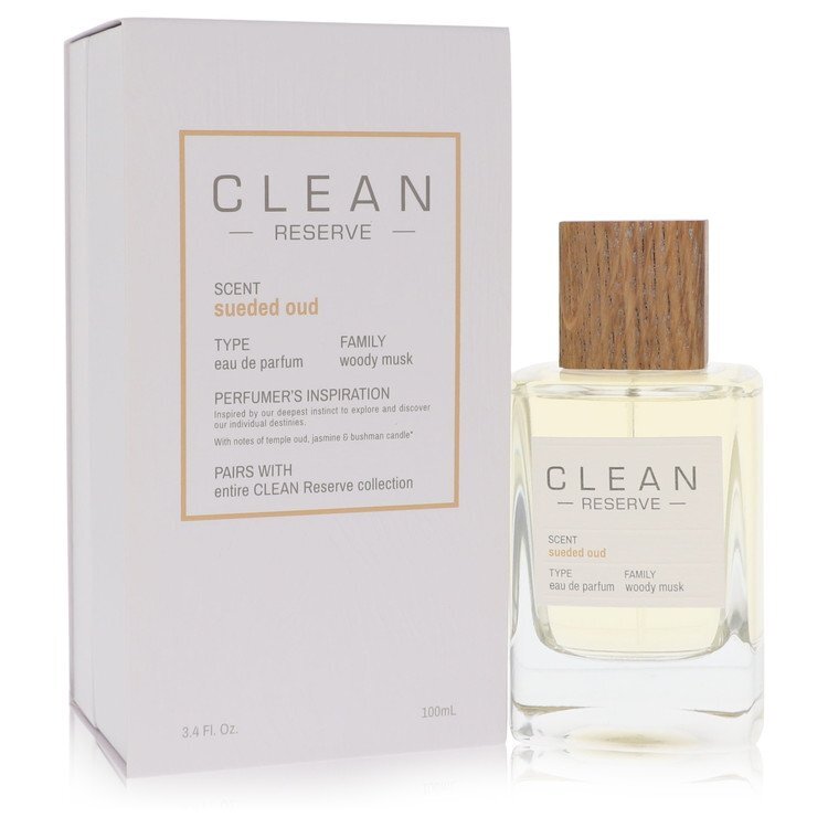 Clean Sueded Oud by Clean Eau De Parfum Spray 3.4 oz (Women) Clean Clean