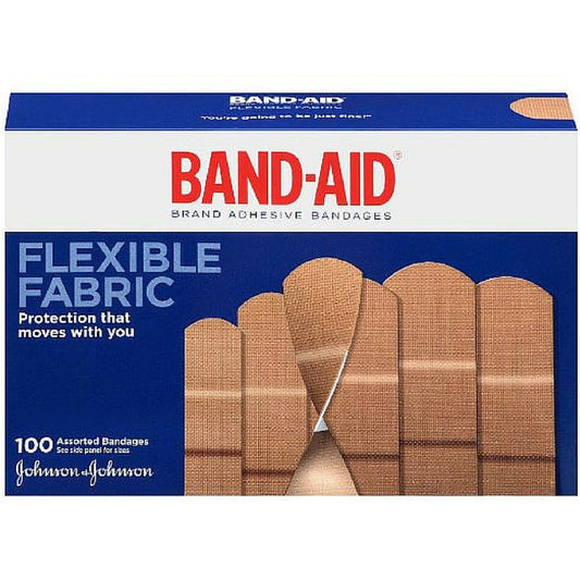 Band-Aid Flexible Fabric Adhesive Bandages 3/4 Inch X 3 Inches Medical Tape & Bandages Pasteur Pharmacy