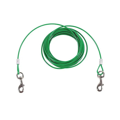 Cable de amarre para perros M-Pets Strong Garden 9 m verde