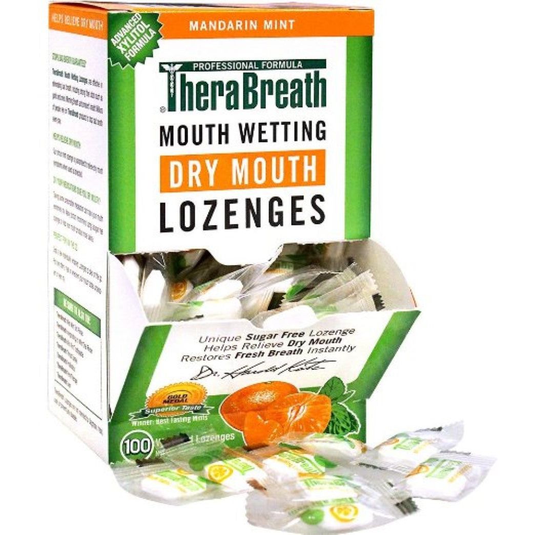 TheraBreath Dry Mouth Lozenges, Sugar Free Mandarin + Mint Health & Beauty Pasteur Pharmacy