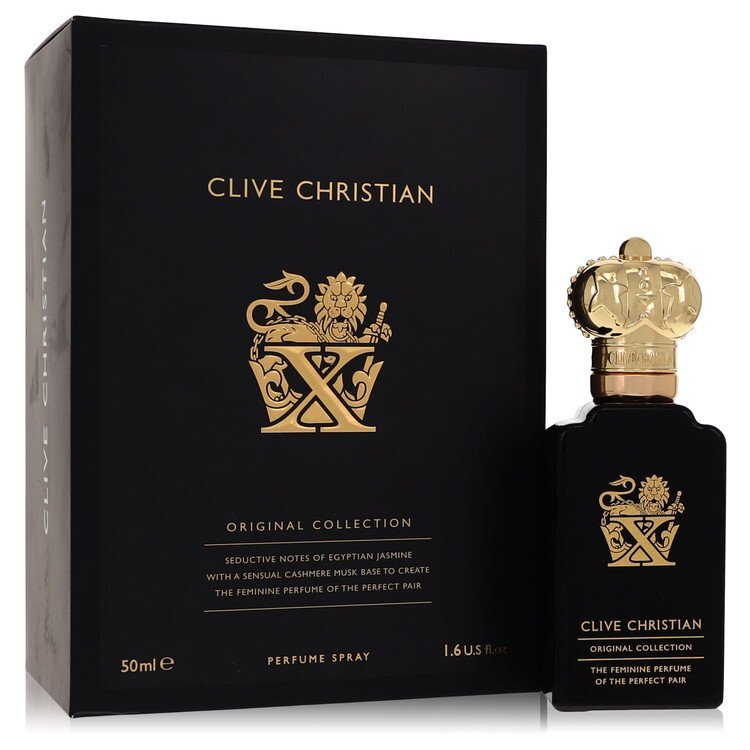 Clive Christian X by Clive Christian Pure Parfum Spray (New Packaging) 1.6 oz (Women) Clive Christian Clive Christian