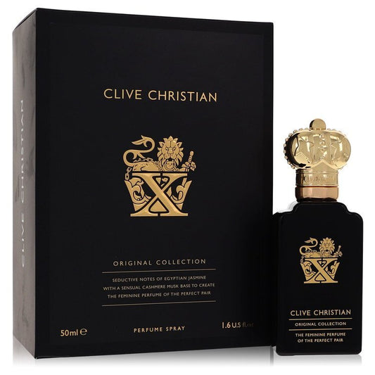 Clive Christian X by Clive Christian Pure Parfum Spray (New Packaging) 1.6 oz (Women) Clive Christian Clive Christian