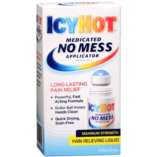 Icy Hot Pain Relief, No Mess, Roll On 2.9 Fl Oz Health & Beauty Pasteur Pharmacy