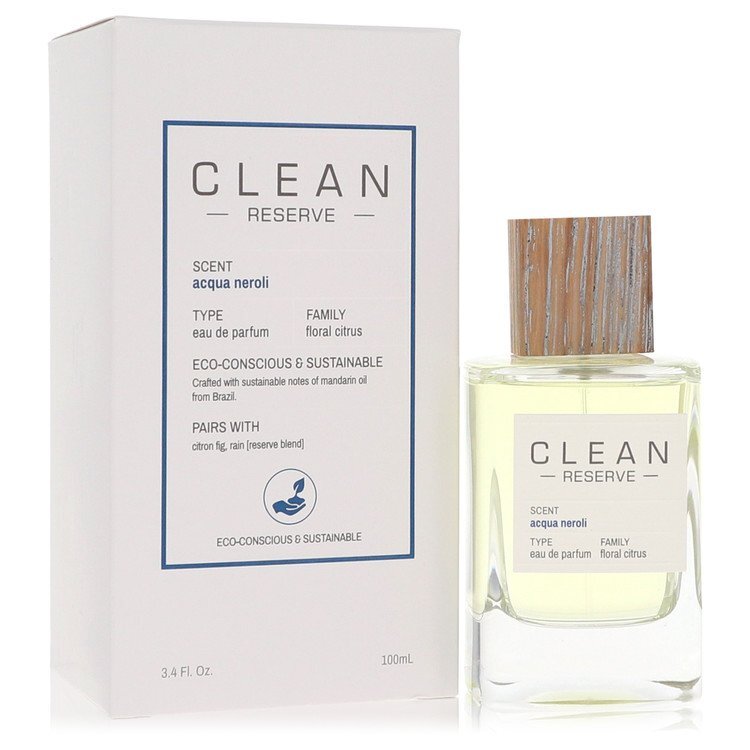 Clean Reserve Acqua Neroli Eau de Parfum Spray 3.4 oz for Women Clean Clean