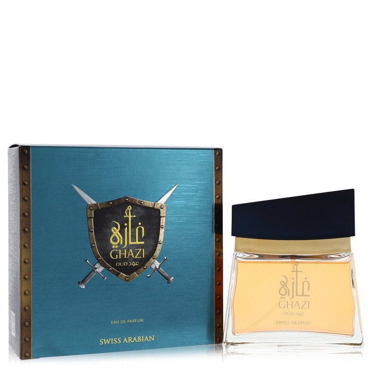 Swiss Arabian Ghazi Oud by Swiss Arabian Eau De Parfum Spray 3.4 oz (Men) Swiss Arabian Swiss Arabian