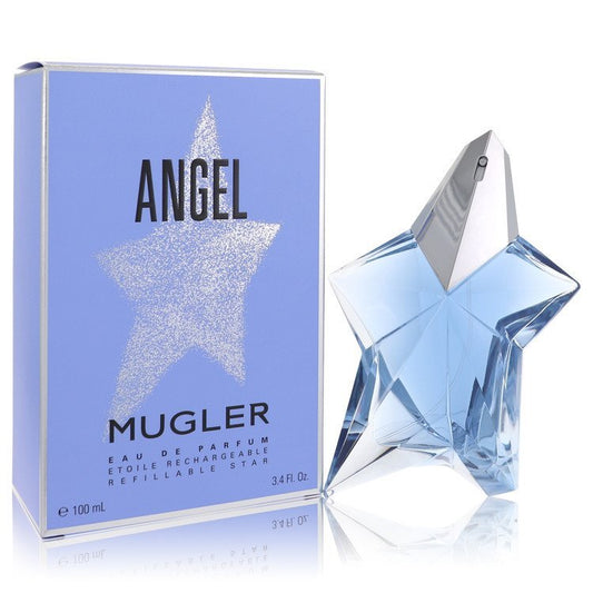 Angel by Thierry Mugler Standing Star Eau De Parfum Spray Refillable 3.4 oz (Women) Thierry Mugler Thierry Mugler