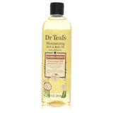 Aceite hidratante para baño y cuerpo Dr Teal's con aceite de coco nutritivo, aceites esenciales, aceite de jojoba, aceite de almendras dulces y manteca de cacao, 8.8 oz (Mujer)