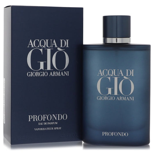 Acqua Di Gio Profondo by Giorgio Armani Eau De Parfum Spray 4.2 oz (Men) Giorgio Armani Giorgio Armani