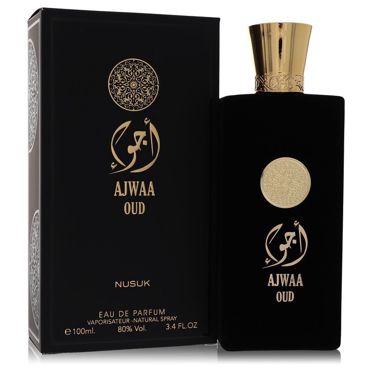 Ajwaa Oud by Nusuk Eau De Parfum Spray (Unisex) 3.4 oz (Men) Nusuk Nusuk