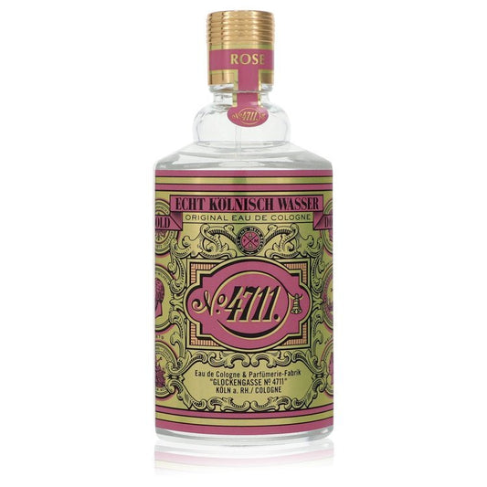 4711 Floral Collection Rose by 4711 Eau De Cologne Spray (Unisex Unboxed) 3.4 oz (Men)