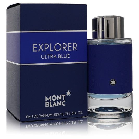 Montblanc Explorer Ultra Blue by Mont Blanc Eau De Parfum Spray 3.3 oz (Men) Mont Blanc Mont Blanc